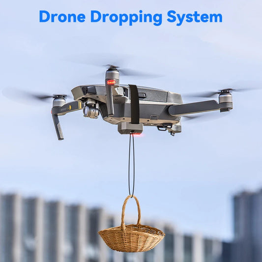 Airdrop System for DJI Mavic 3/2 Zoom AIR 2 Mini 3/Mini 4 Pro Drone Fishing Bait Wedding Ring Gift Deliver Life Rescue Thrower